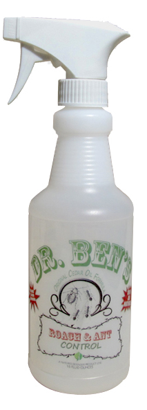 Roach & Ant Insect Control Spray All Natural Cedar Oil Indoor Formula, Dr. Ben's, 16 oz. Roach & Ant Insect Control Spray All Natural Cedar Oil Indoor Formula, Dr. Ben's, 16 oz.